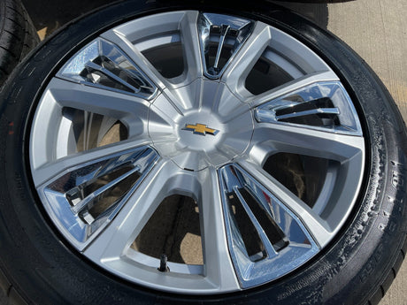 22" Chevy Tahoe RST OEM wheels rims 14046 96951 Silverado Suburban DISCOUNTED Texas Truck Tire