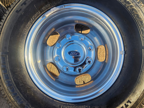 17" Ford F-350 Dually OEM 10477 10478 rims wheels MICHELIN 2023 2024 2025 2026 Texas Truck Tire