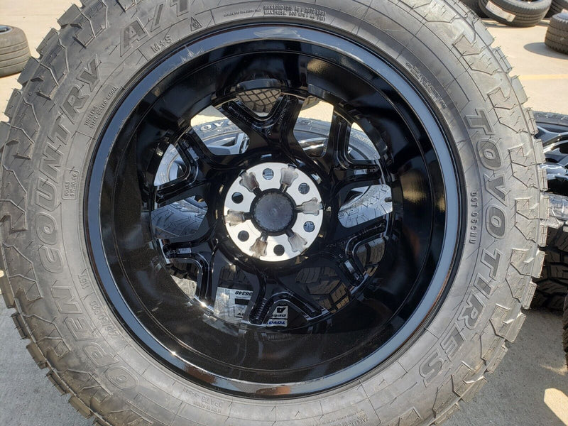 20" GMC Sierra Yukon AT4X Tahoe OEM 95369 wheels rims 2023 2024 2025 NEW Texas Truck Tire