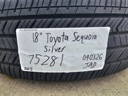 18" Toyota Tundra Sequoia OEM wheels rims 75281 LX600 2024 2025 2026 YOKOHAMA Texas Truck Tire
