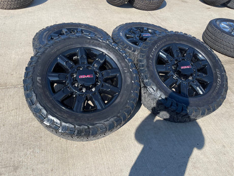20" GMC Sierra AT4X 2500 3500 OEM 14137 5963 wheels rims Silverado BFG KO3 A/T Texas Truck Tire