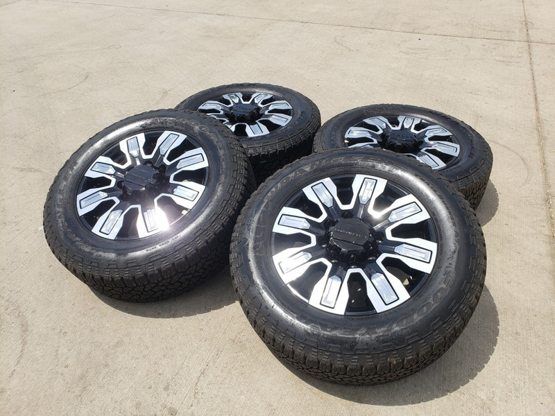 20" GMC Sierra 2500 3500 OEM wheels rims 5958 14138 Chevy Silverado tires Texas Truck Tire