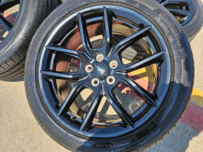19" Ford Mustang GT Performance Track Pack OEM 10596 wheels rims 2024 2025 2026 Texas Truck Tire