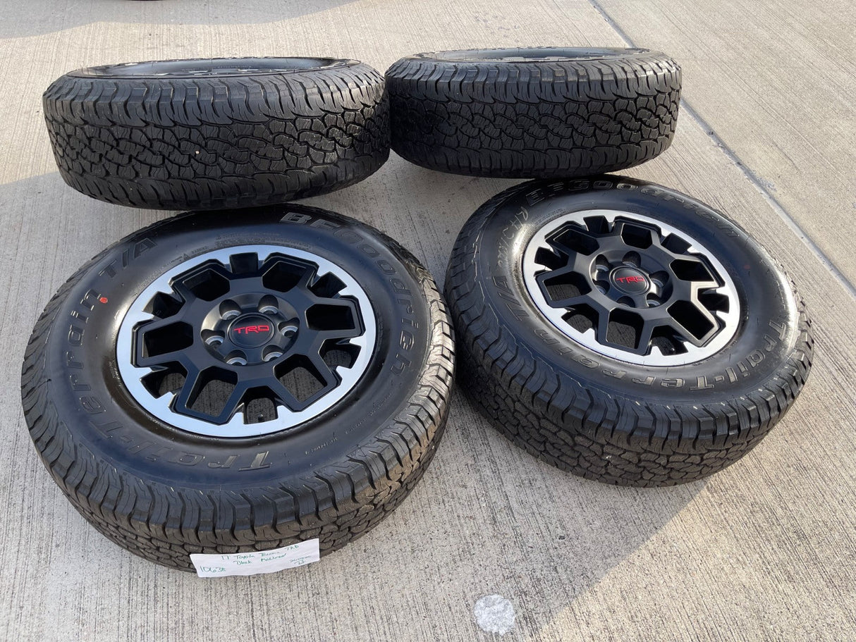 17" Toyota Tacoma 4Runner TRD OEM 10638 wheels rims 2024 2025 2026 BFG NEW Texas Truck Tire