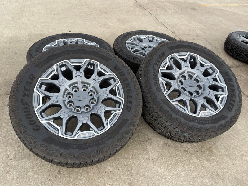 22" Hummer EV HEV 2500 OEM 8x165 14094 wheels rims 2022 2023 2024 2025 2026 Texas Truck Tire