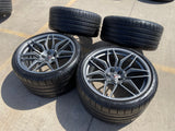 20" + 21" Chevy Corvette Z06 C8 OEM wheels rims 95580 95581 tires 2023 2024 2025 Texas Truck Tire