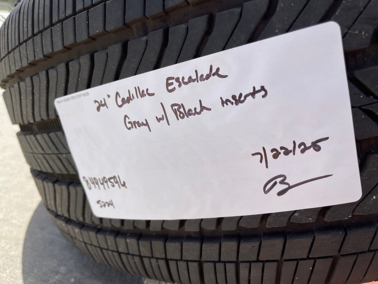 24" Cadillac Escalade V OEM wheels rims tires 2022 2023 2024 2025 2026 Texas Truck Tire