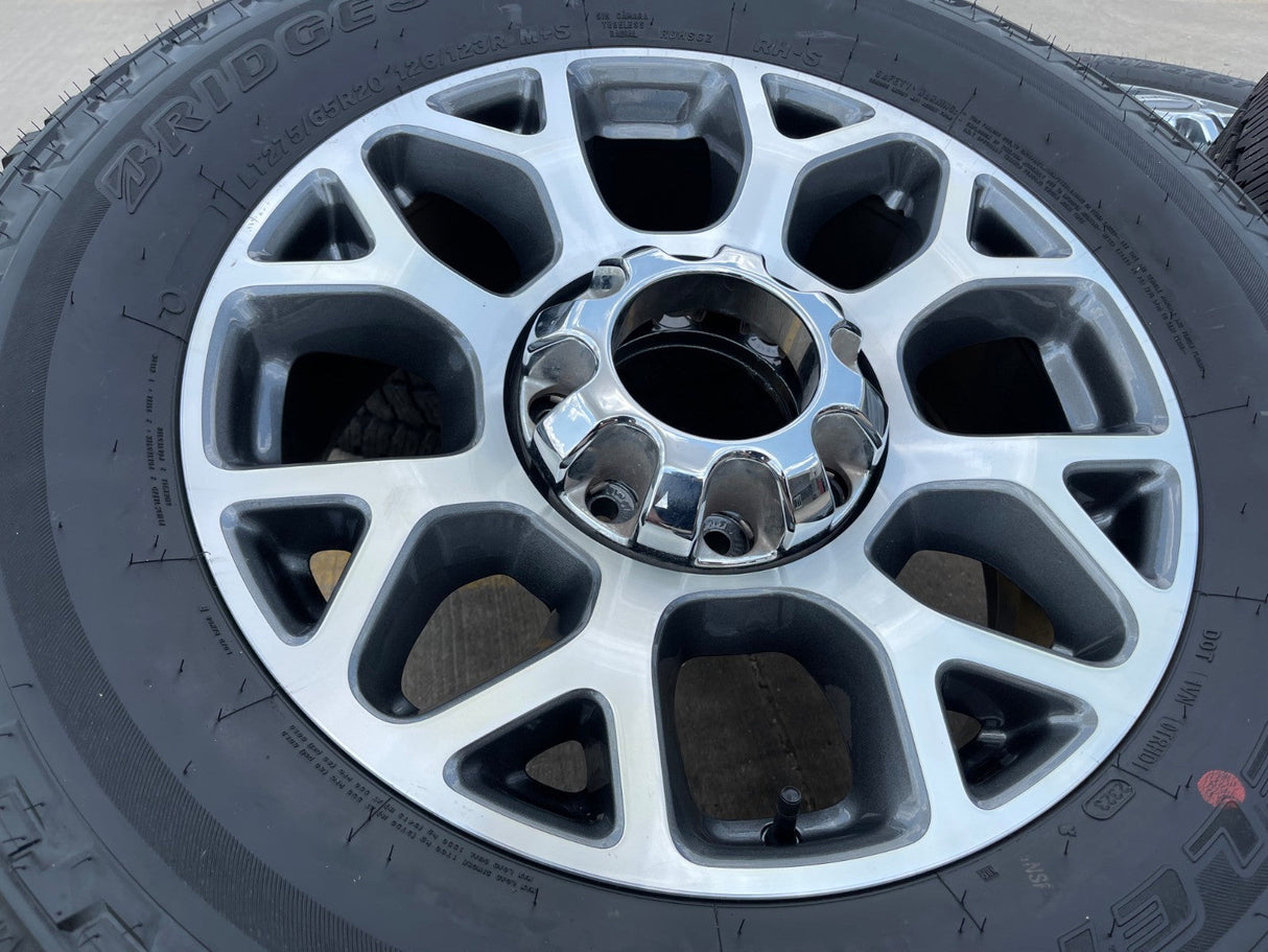 20" Ford F-250 F-350 OEM Lariat wheels rims 10292 tires BRIDGESTONE A/T Texas Truck Tire