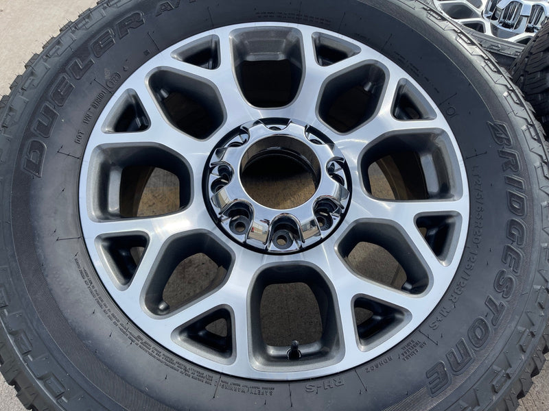 20" Ford F-250 F-350 OEM Lariat wheels rims 10292 tires BRIDGESTONE DUELER A/T Texas Truck Tire