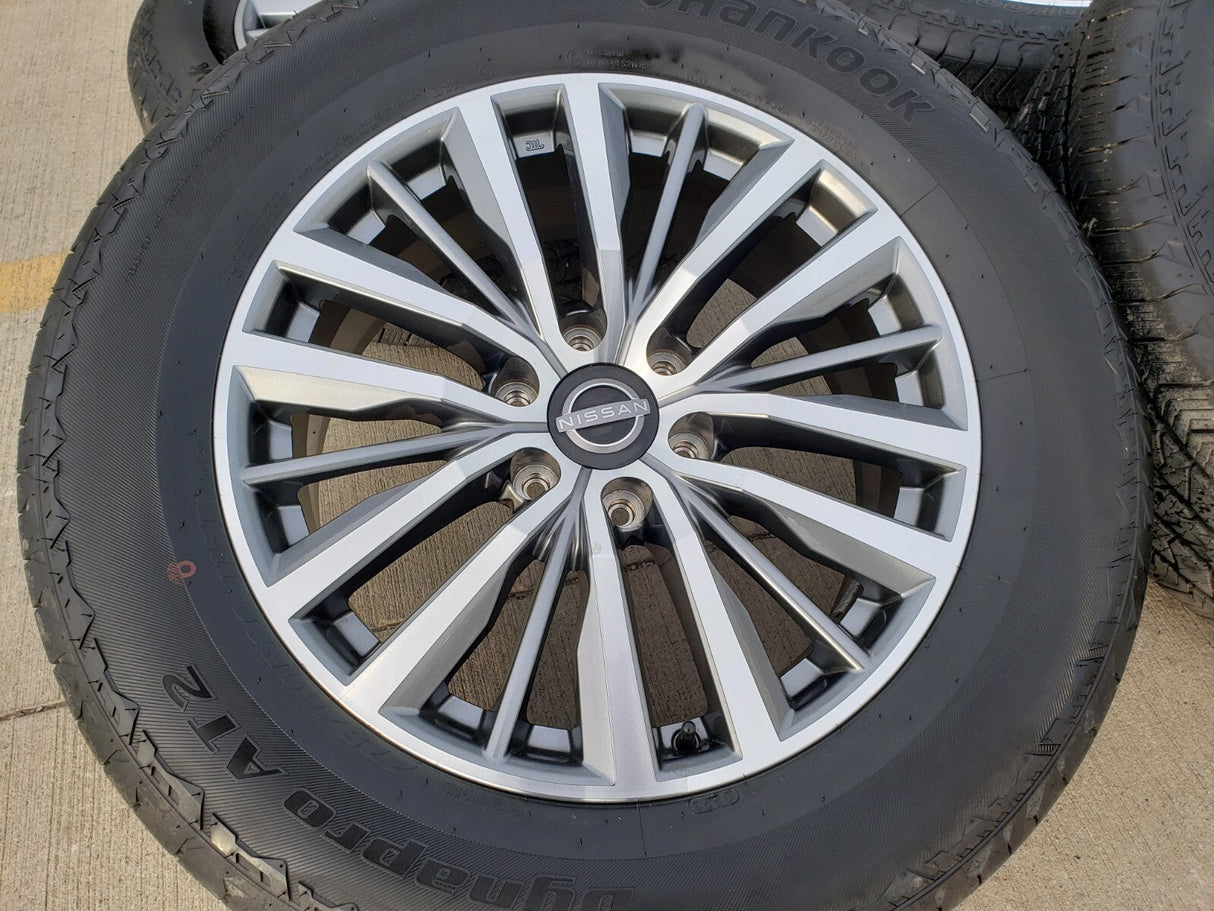 20" Nissan Titan Armada Infiniti QX80 OEM 62858 wheels rims 2023 2024 2025 2026 Texas Truck Tire