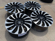 22" Lincoln Navigator OEM rims wheels 10499 95383 Black Label 2023 2024 2025 Texas Truck Tire