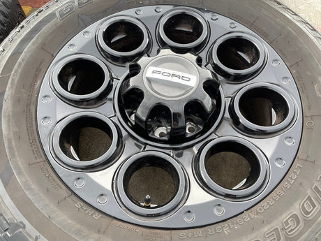 20" Ford F-250 F-350 OEM black TREMOR 10299 10484 wheels rims 2023 2024 2025 Texas Truck Tire