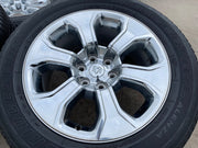 20" Dodge Ram 1500 OEM Laramie CHROME 2679 wheels rims 2022 2023 2024 2025 2026 Texas Truck Tire
