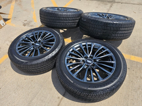 22" Cadillac Escalade V Platinum OEM 4883 95479 wheels rims MICHELIN NEW Texas Truck Tire