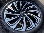22" Lincoln Navigator OEM 10666 rims wheels BLACK LABEL 2025 2026 MICHELIN NEW Texas Truck Tire
