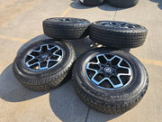 18" Ford Ranger Bronco wheels rims tires black 95213 tires 2023 2024 2025 NEW Texas Truck Tire