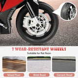 Electric Ride-On Motorcycle for Kids with Lights, Music, and 3 Wheels - Red