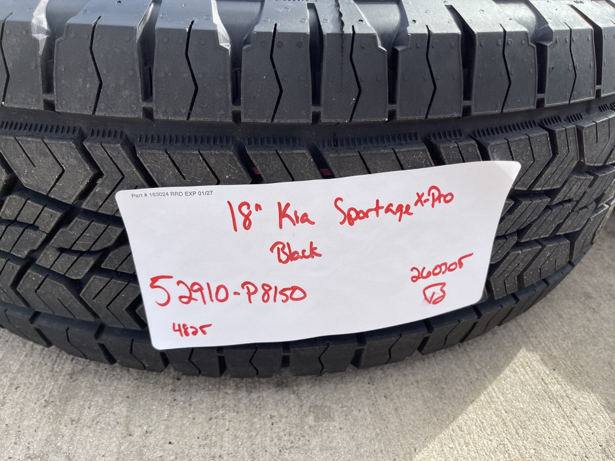 18" Kia Telluride X-PRO OEM wheels rims Sorento Sedona 2026 2027 NEW Texas Truck Tire