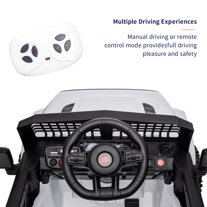 Electric 4-Wheel Kids Ride-On Car with Remote Control - 12V Battery Powered