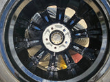 21" Lexus LX570 Toyota Land Cruiser OEM 74341 black wheels rims tires Texas Truck Tire