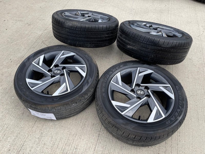 17" Hyundai Elantra Sonata OEM wheel rims 71067 Veloster 2024 2025 2026 GOODYEAR Texas Truck Tire