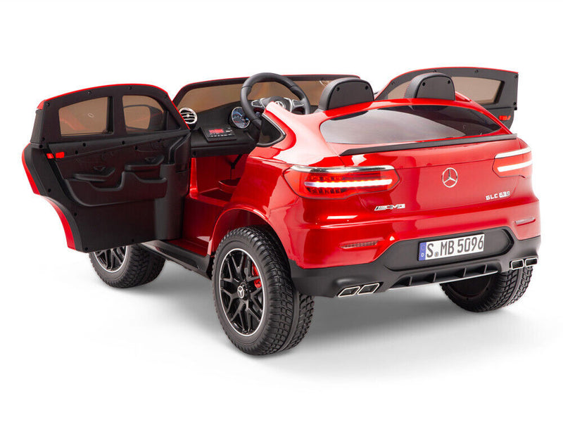 12V Power Mercedes GLC63S 2 SEAT Children's Electric Ride-on Car with Wheels