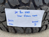 20" Dodge Ram 2500 3500 OEM 2477 CHROME wheels rims tires 35" Texas Truck Tire