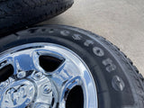 17" Ram 2500 3500 Laramie Power Wagon OEM 2186 wheels rims FIRESTONE A/T2 Texas Truck Tire