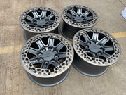 18" Hummer Grazen beadlock EV HEV 2500 OEM wheels rims 2023 2024 2025 2026 NEW Texas Truck Tire