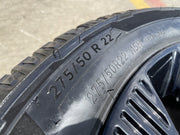22" Lincoln Navigator OEM 10665 rims wheels BLACK LABEL 2025 2026 MICHELIN Texas Truck Tire