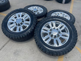20" GMC Sierra Denali 2500 3500 OEM 5957 wheels rims 2024 2025 NEW BFG KO2 Texas Truck Tire