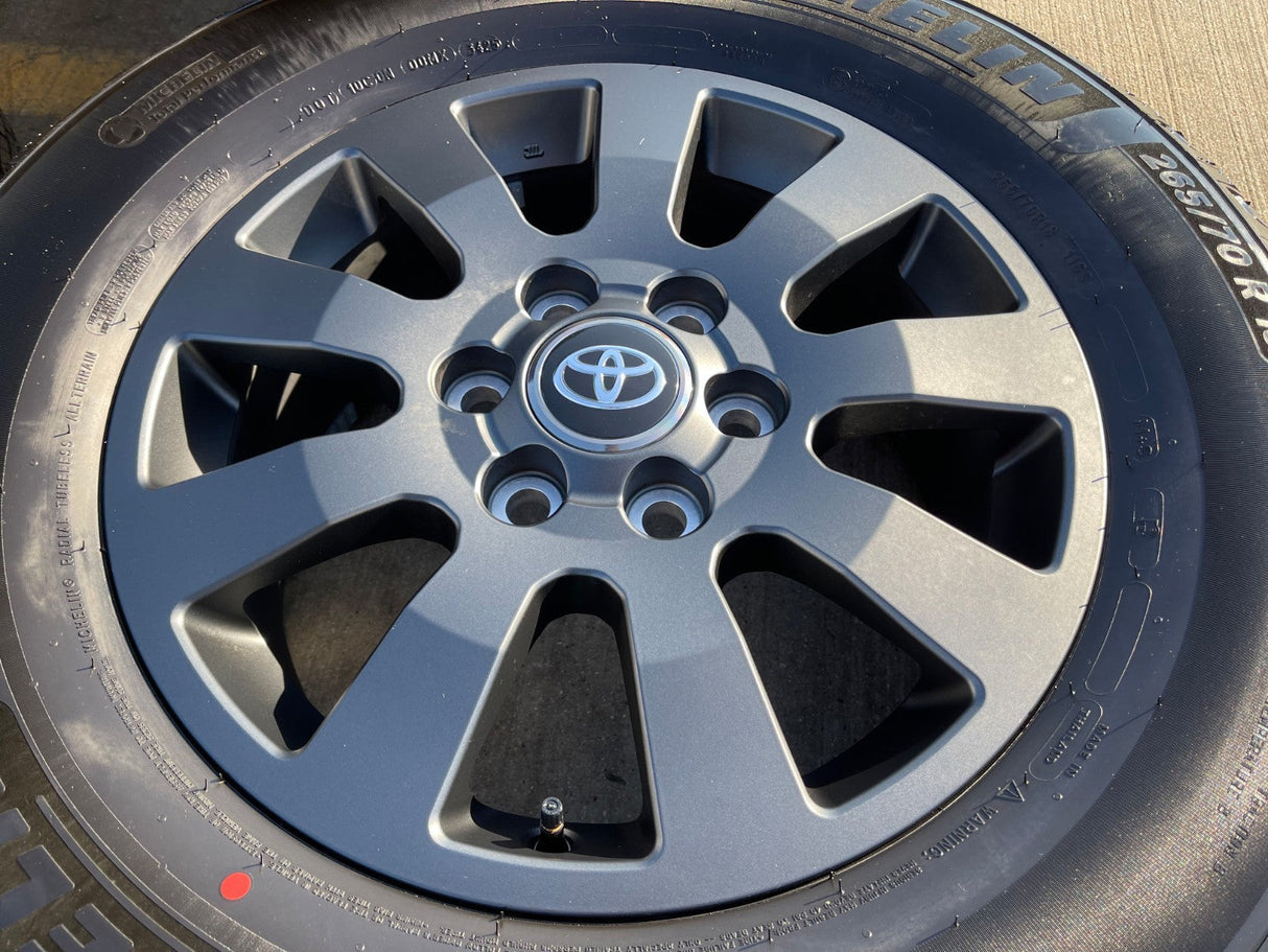 18" Toyota Land Cruiser OEM TRD wheels rims 95952 Tundra Sequoia MICHELIN NEW Texas Truck Tire