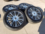 22" Cadillac Escalade Platinum OEM 4876 95167 wheels rims 2021 2022 2023 2024 Texas Truck Tire
