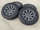18" GMC Sierra AT4X Chevy Silverado OEM 14131 wheels rims 2025 2026 GOODYEAR M/T Texas Truck Tire