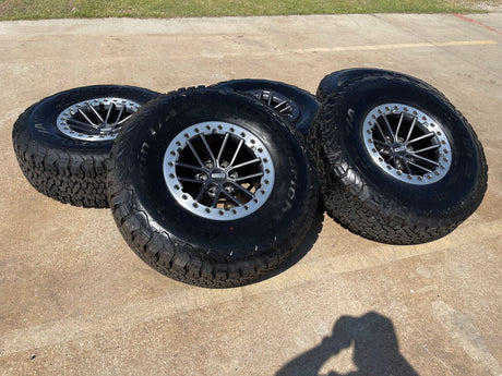 (5) 17" Ford F-150 Raptor OEM rims wheels TRUE BEADLOCK 96450 Expedition BFG 37" Texas Truck Tire