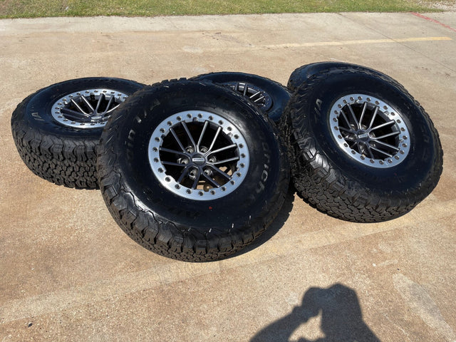 (5) 17" Ford F-150 Raptor OEM rims wheels TRUE BEADLOCK 96450 Expedition BFG 37" Texas Truck Tire
