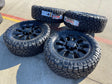 20" GMC Sierra Chevy Silverado 2500 3500 OEM 5960 5947 wheels rims NEW 35" Texas Truck Tire