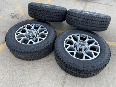 20" Ford F-250 F-350 OEM Lariat wheels rims 10292 tires BRIDGESTONE A/T Texas Truck Tire