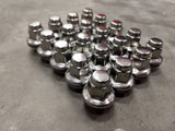 20) 14x1.5 OEM Toyota Tundra lug nuts washer polished LX570 Sequoia Land Cruiser Texas Truck Tire