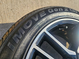 18" Ford Mustang GT OEM BLACK wheels rims 10157 tires 2022 2023 2024 2025 2026 Texas Truck Tire