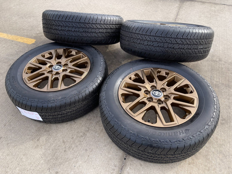 20" Toyota Tundra TRD OEM wheels rims BRONZE TSS 95295 Sequoia NEW Texas Truck Tire