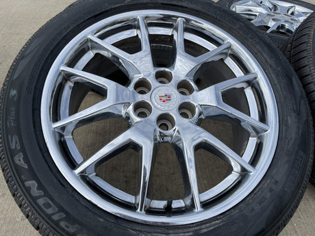 20" Cadillac SRX XT6 XT5 OEM 4709 wheels rims Blazer GMC Acadia PIRELLI NEW Texas Truck Tire