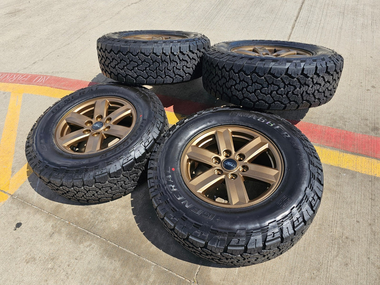 17" Ford F-150 OEM BRONZE Tremor rims wheels 10339 2024 2025 2026 NEW Texas Truck Tire