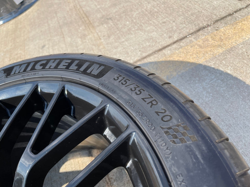 20" 20x10 Ford Mustang GT Track Pack OEM Replica 10038 wheel rim REAR Texas Truck Tire