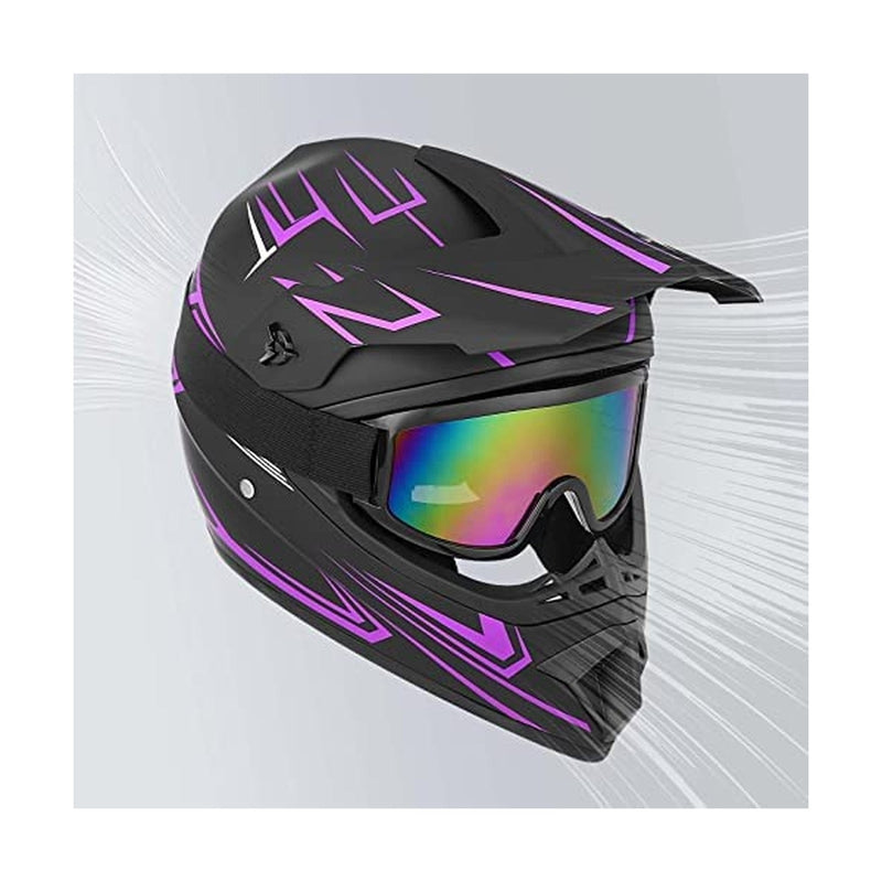 Youth Kids Motocross Helmet for Motorcycle Dirt Bike Off-Road Mountain BMX Riding