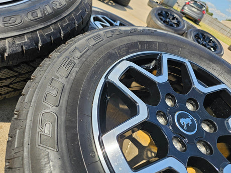 18" Ford Bronco wheels rims black 95213 Ranger 2022 2023 2024 2025 NEW Texas Truck Tire