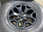 18" Dodge Ram 1500 TRX RHO Black OEM 66002 wheels rims HANKOOK A/T2 35" Texas Truck Tire