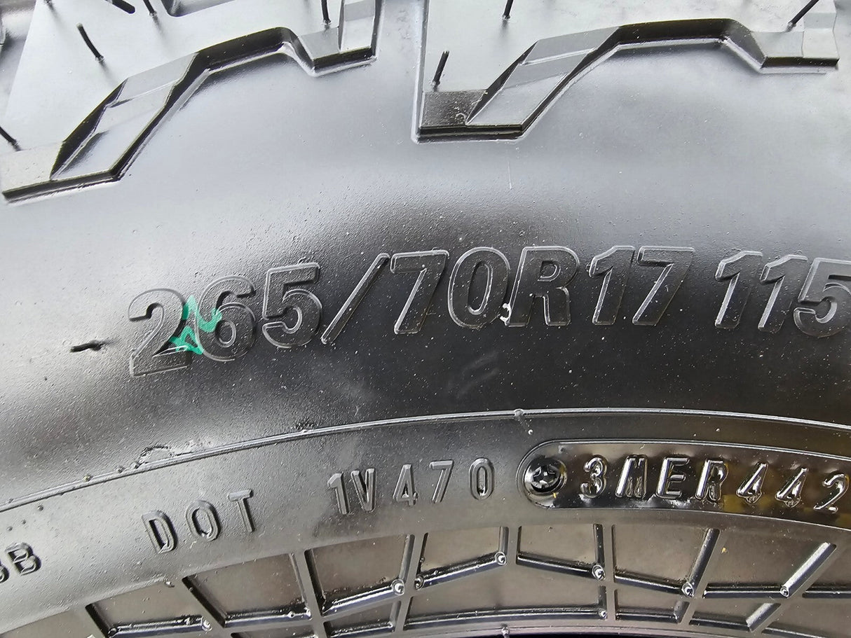 17" Ford F-150 OEM black Tremor rims wheels tires 10339 A/T4 2024 2025 2026 NEW Texas Truck Tire