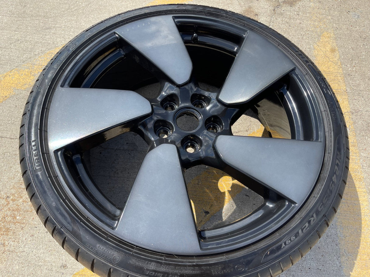 21" Lucid Air OEM Grand Touring wheel rim 5x120 spare 2023 2024 2025 spare FRONT Texas Truck Tire