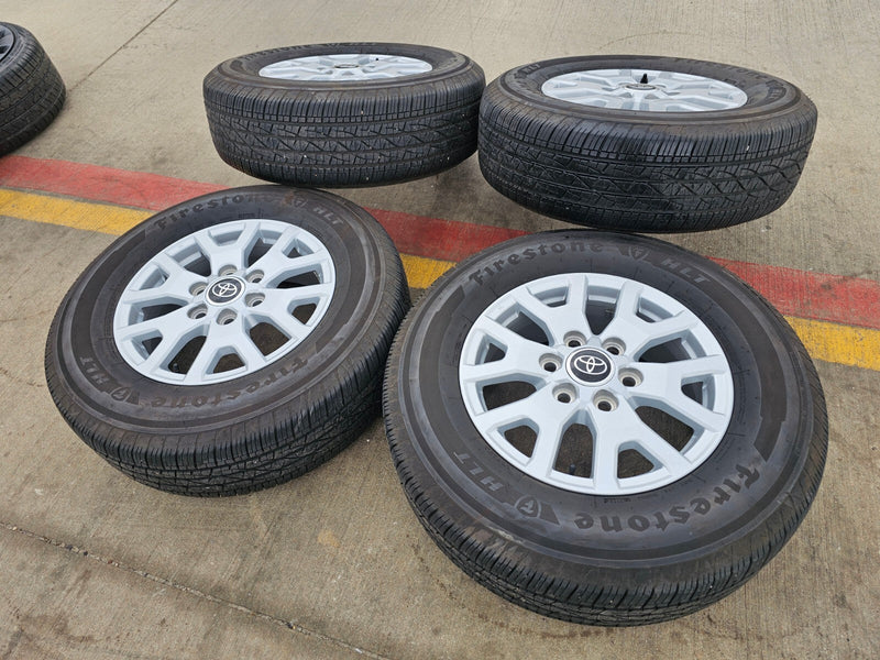 17" Toyota Tacoma 4Runner TRD OEM 94254 10637 wheels rims 2025 2026 FIRESTONE Texas Truck Tire